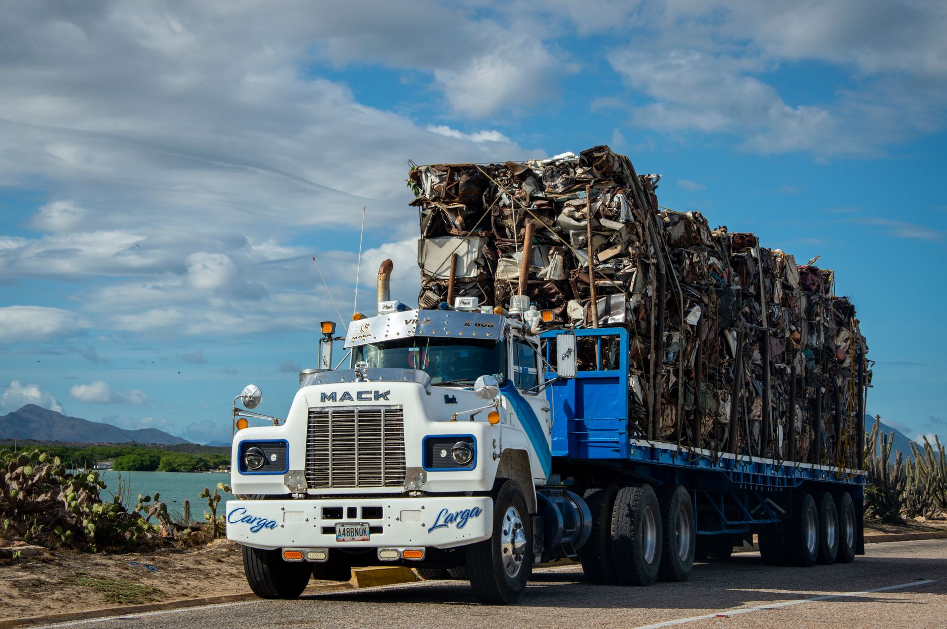 Destruction et valorisation de poids lourds
